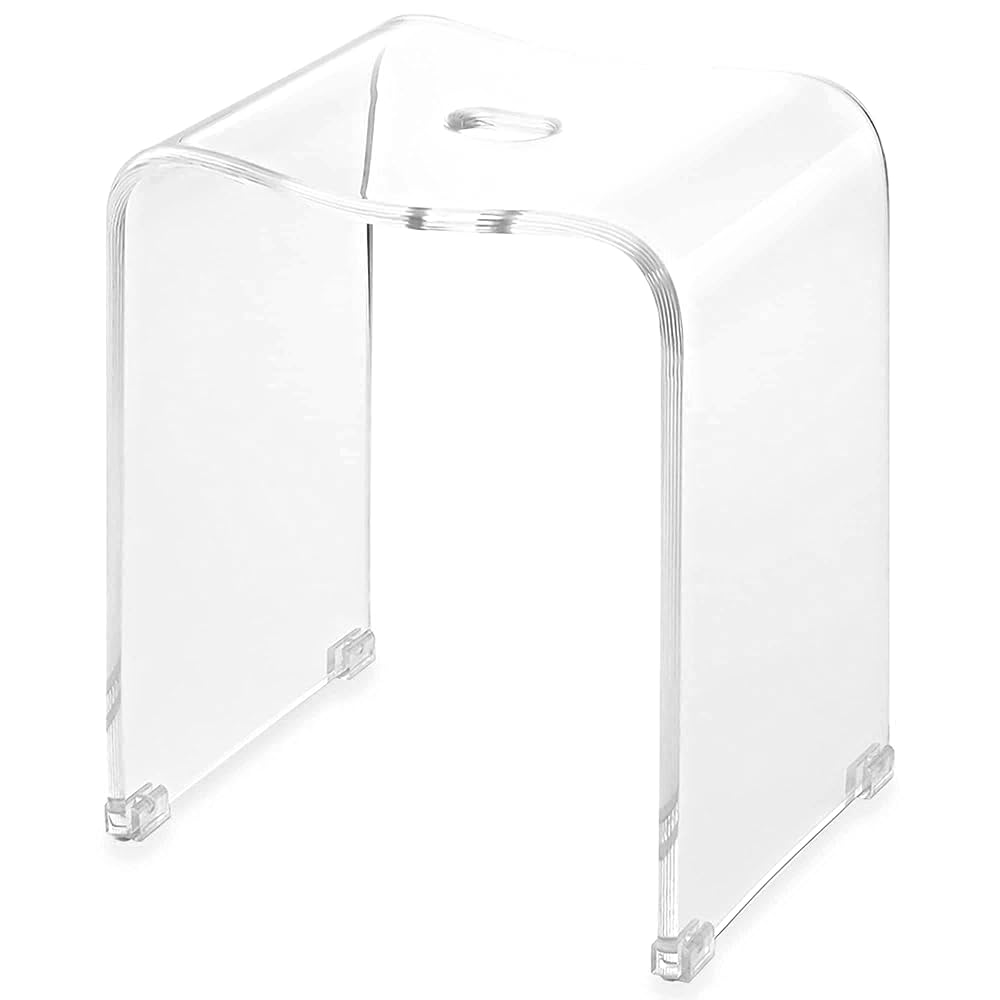 Amazon｜Kuai アクリル バスチェア 風呂 椅子 高さ40cm LLサイズ